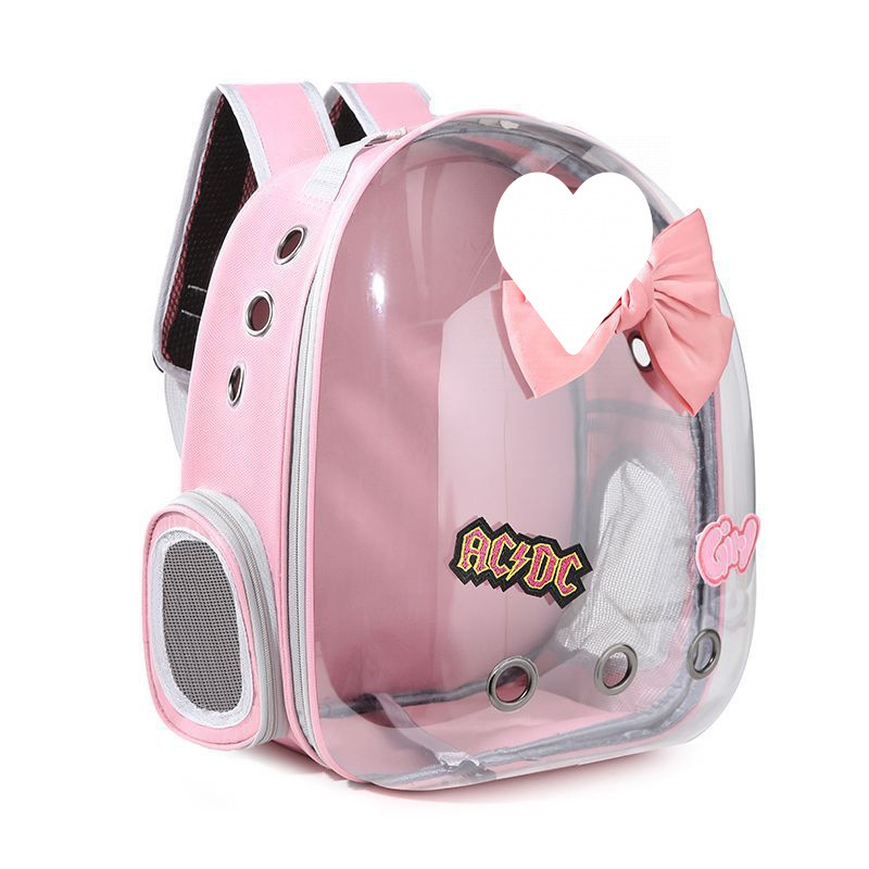 Mascota Gato nuevo panorama para salir en un espacio mascota transparente mochila portátil perro transpirable