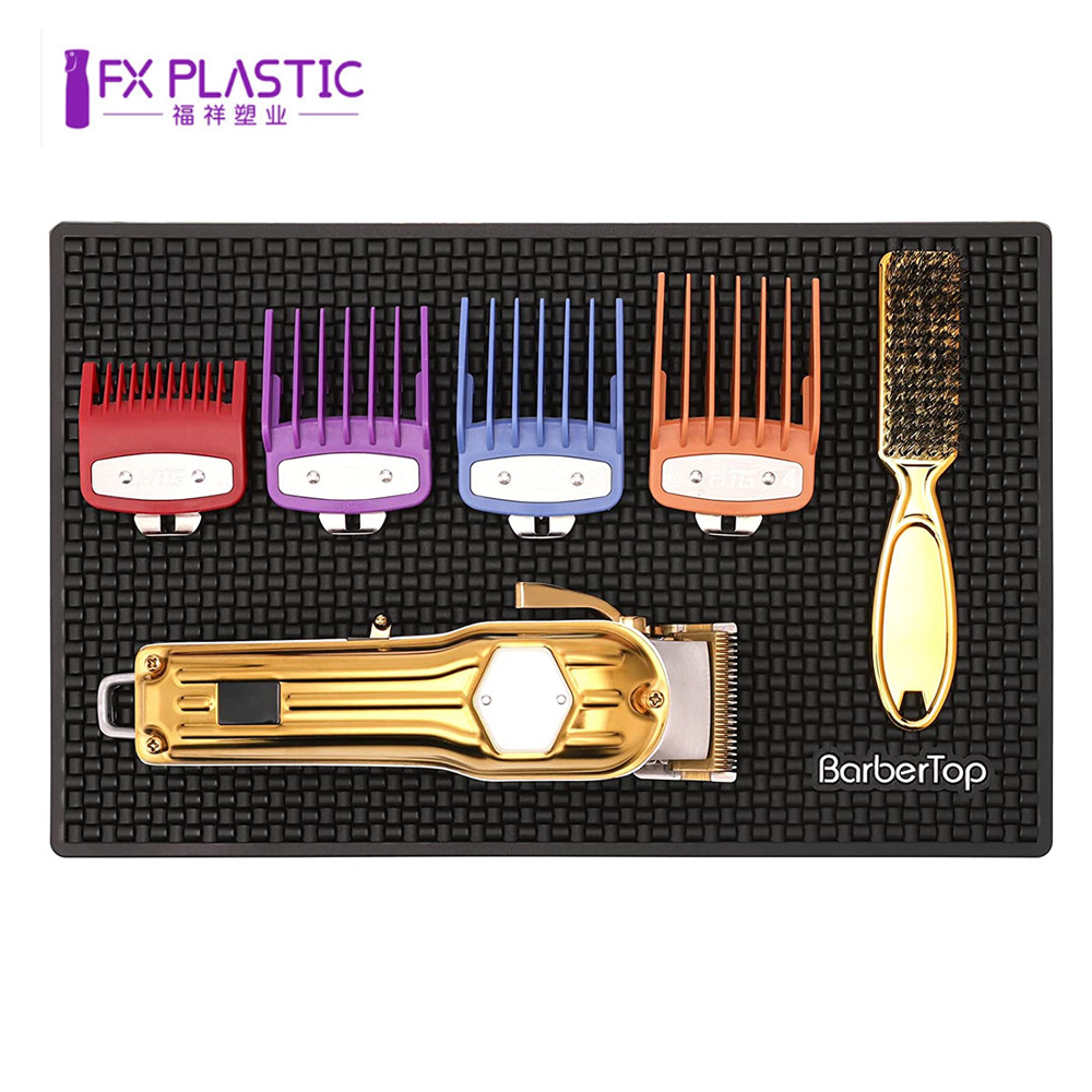 Tapete magnético de silicona para peluquería transfronterizo, herramienta de peluquería, tapete de silicona para mesa de trabajo, tapete magnético de masaje eléctrico para peluquería