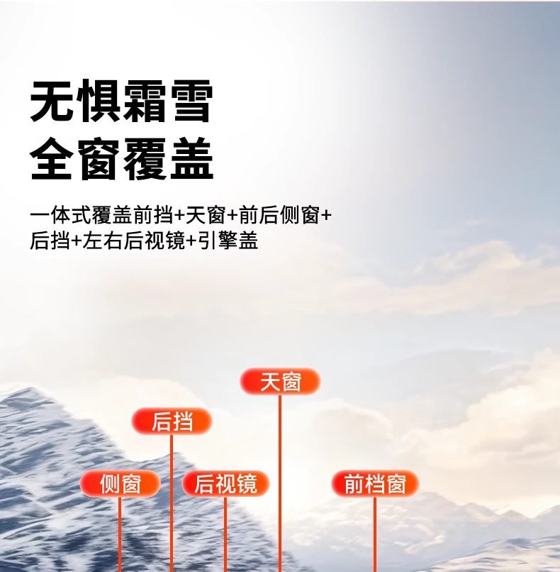 Car Front Windshield Antifreeze Cover Winter Snow Shield Anti-frost Snow Shield Windshield Car Cover Sunshade