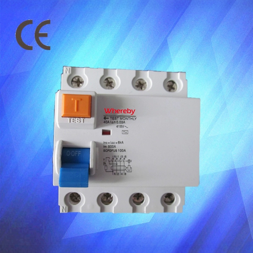 2P 4P Type A RCCB RCD ELCB ID漏电保护断路器F364 空气开关 家