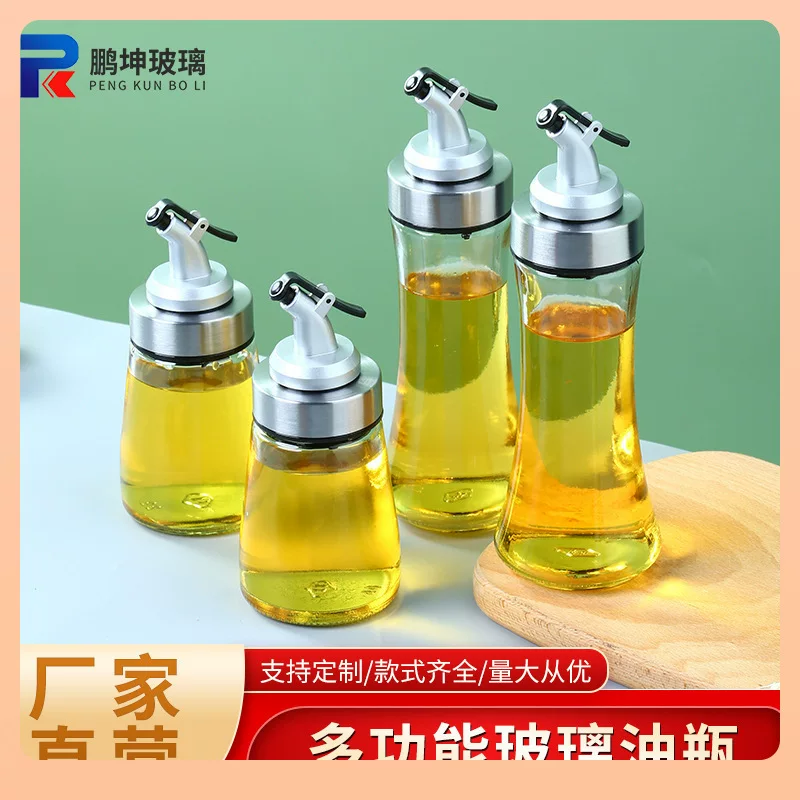 Oil dispenser, glass bottle