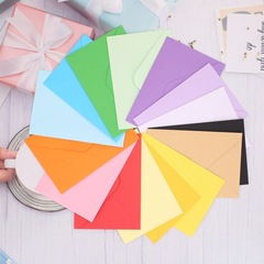 A6欧式彩色信封明信卡片收纳袋婚礼创意牛皮纸空白粉色信封袋
