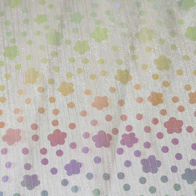 2025 nuevo tejido artesanal Ogan Zhengyan helado oro fantasía tela de color princesa Aisha vestido de tela para niñas