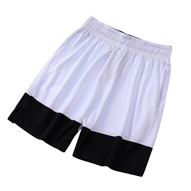 Pantalones de baloncesto de empalme para hombres americanos sueltos de cinco puntos de playa secado rápido correr entrenamiento de fitness pantalones deportivos de hombre