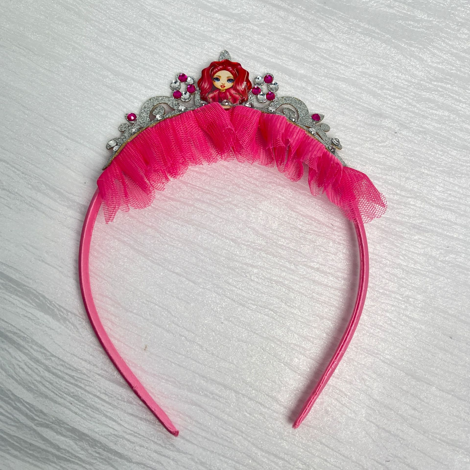 Princesa pareja peluca infantil princesa roljuegos de cabello bandas accesorios de ropa para niñas peluca trenzada corona