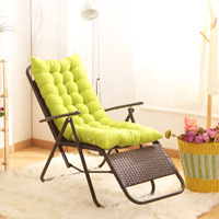 Cojín de sillón reclinable cepillado de otoño e invierno al por mayor de fábrica, cojín de silla de doble cara engrosado, cojín de silla oscilante disponible para el almuerzo