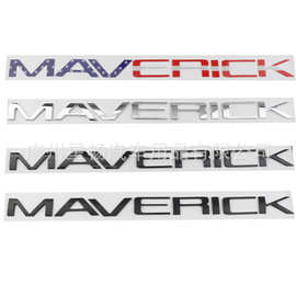 适用于皮卡福特Maverick Tremor后尾箱英文字母标贴凹槽装饰字标