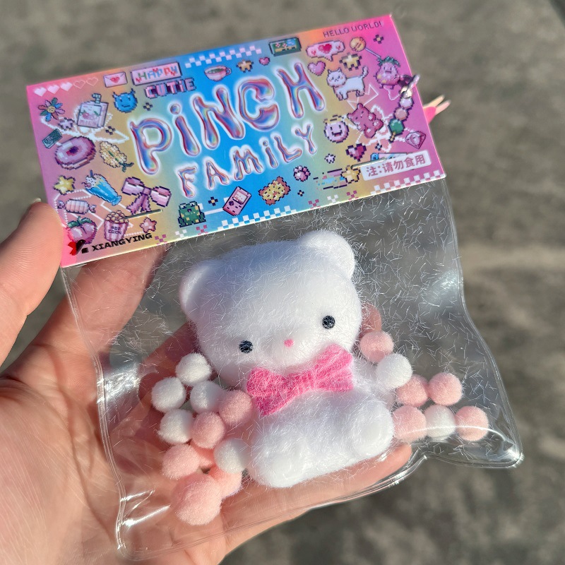 Juguete antiestrés suave tipo donut, un mágico juguete antiestrés suave.