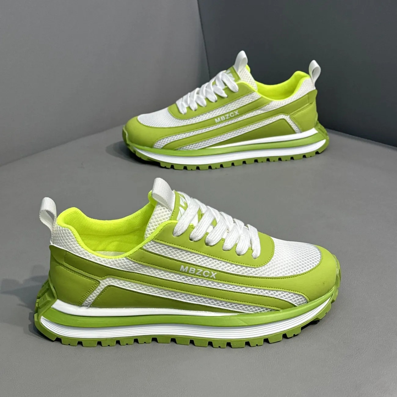 Zapatos para Hombre, Modelo Primavera 2026, Transpirables, de Malla, Modernos, Versátiles, Deportivos, Casuales, con Suela Gruesa, Estilo Dad Shoes