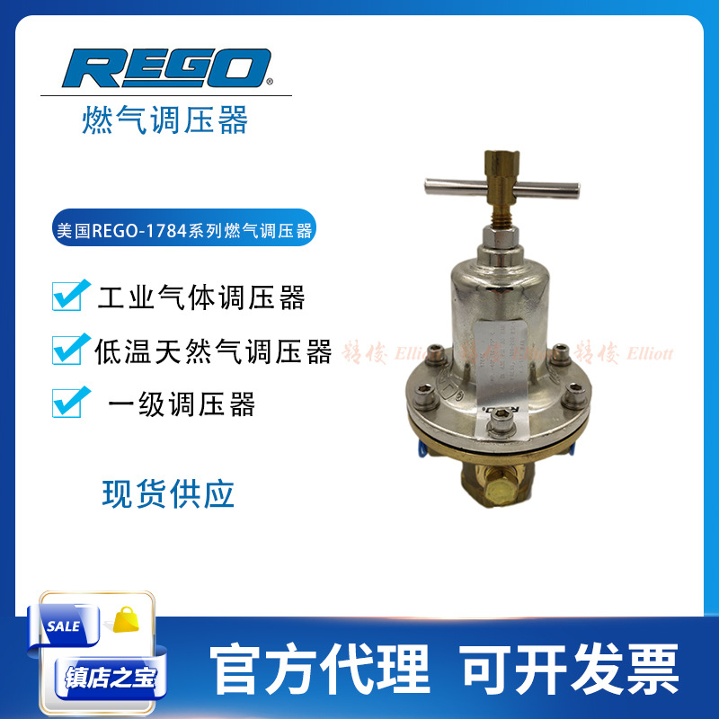 美国RegO天然气调压器1784系列DN15力高高转低燃气管道减压阀