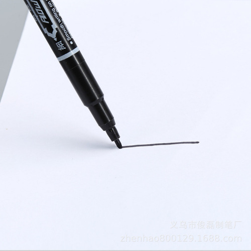 Marker oil-based 120 small double-head color quick-drying waterproof refillable marker hook line pen