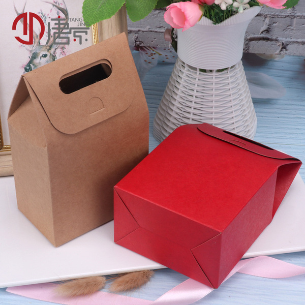 Cowhide paper handbags small/medium nougat/biscuits/cookies/handbag…