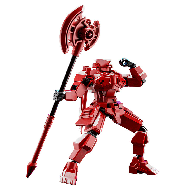 【新人専用0.01元】先駆者幸運戦士人形関節可動組立積み木玩具模型|undefined