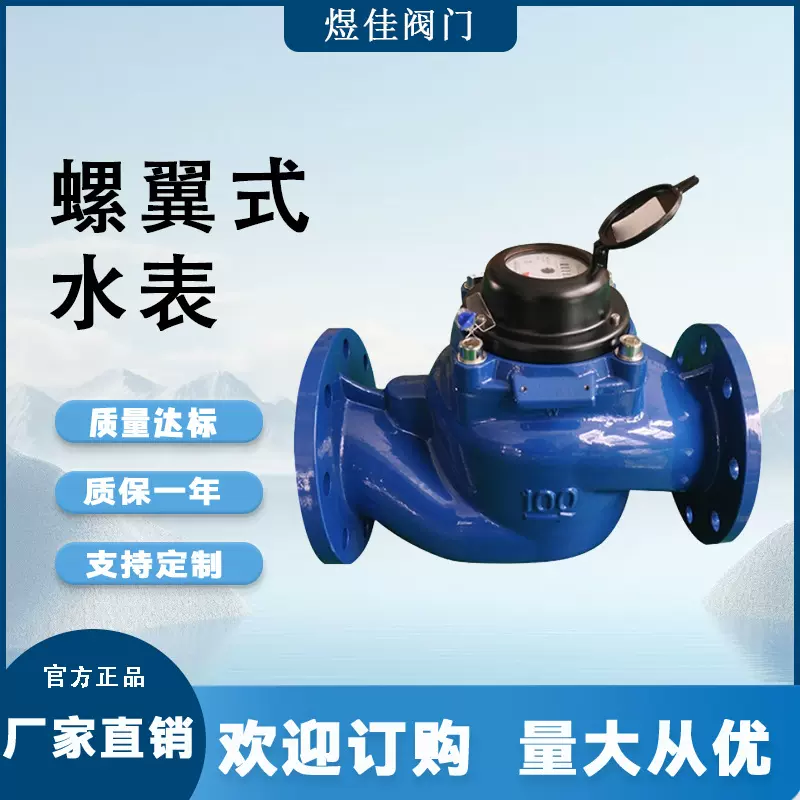 法兰螺翼式  水平冷水表  法兰连接式 水表 可拆式水表