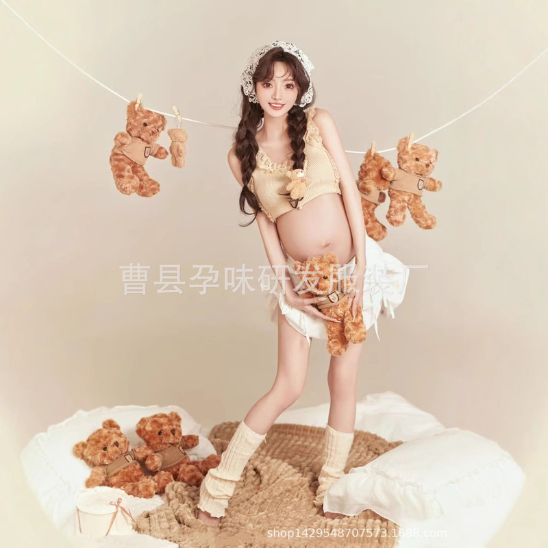 Photo Studio New Pregnant Women Photography Clothing Sweet Fashion Home Warm Cute Pregnant Mommy Belly Photo Clothing Photo Studio New Pregnant Women Photography Clothing Sweet Fashion Home Warm Cute Pregnant Mommy Belly Photo Clothing