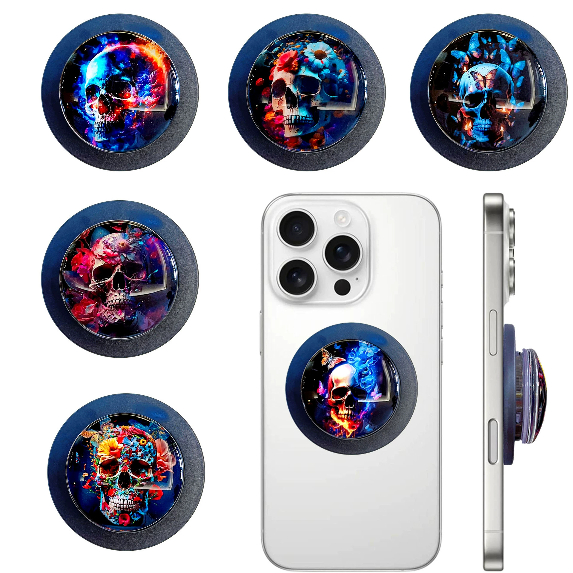 Персонализированный крутой магнитный держатель для мобильного телефона с подушкой безопасности, регулировка на 360 градусов, декомпрессионный magsafe, магнитные настольные аксессуары, пузырь