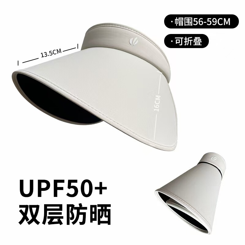 Zhao Lusi のフルフェイス日焼け止めサンハット、大きなつばのマスク、ネックプロテクター、オールインワンショールハット、折りたたみ式サンハット|undefined