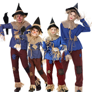 Halloween costume cosplay Wizard of Oz children scarecrow costume role play stage costume