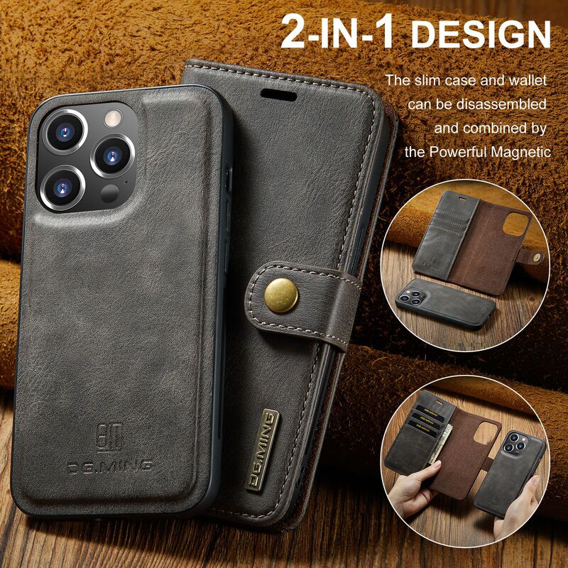 For iPhone16 Pro Max Magnet Split Mobile Phone Leather Case iPhone15 Pro Max Protective Case For iPhone16 Pro Max Magnet Split Mobile Phone Leather Case iPhone15 Pro Max Protective Case