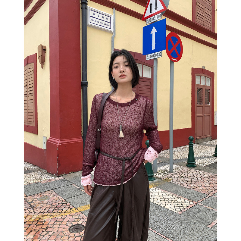 【Special Offer, No Returns or Exchanges】Original 161 Genuine Two-Piece Knit Base Sweater for Women, Autumn and Winter 255099