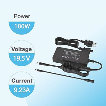 180W Laptop Charger for Dock Power Cord Dell Precision 7680
