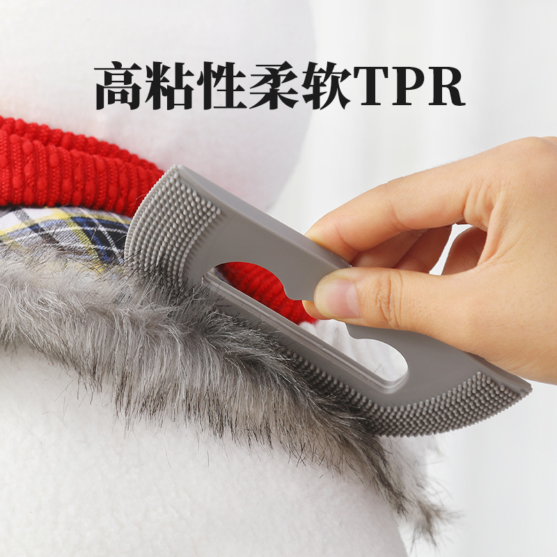 除毛器猫の毛の柔らかいゴムのブラシは毛を剃ります。ペットは犬の毛を吸います。|undefined