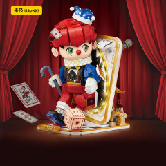 Waiji ビルディングブロックおとぎ話の町シリーズポーカージョーカー 506187 フィギュア組み立ておもちゃモデル装飾品卒業ギフト