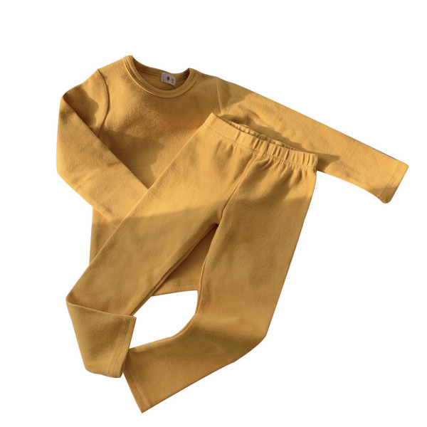 Children's demi-season pijama with a round collar