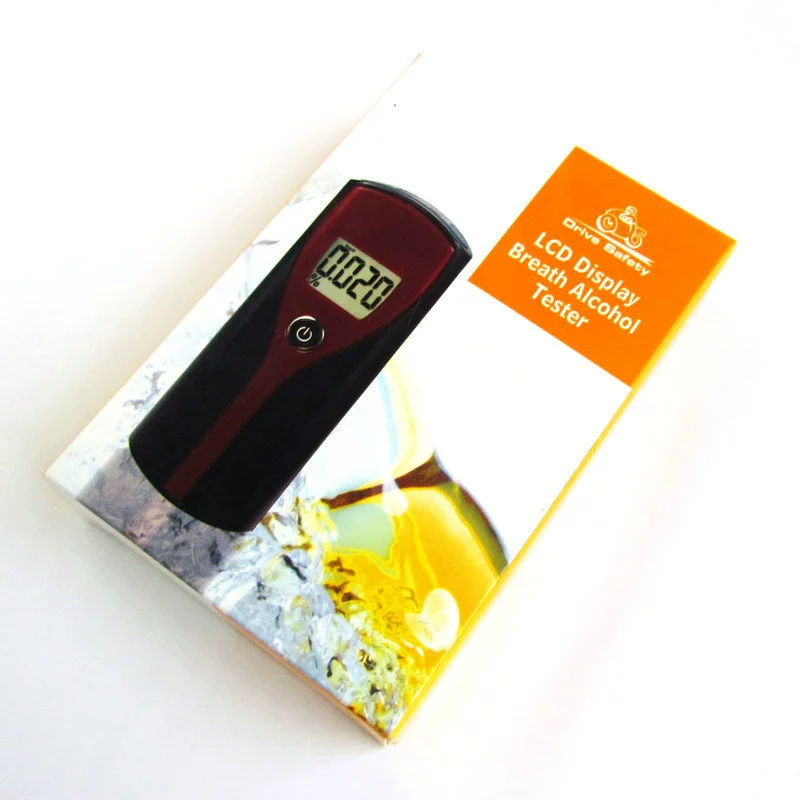 Подсветка Высокоточный дыхательный тест-драйв прибор для выдувания спиртного прибора/тестер алкоголя