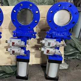 CSZ673H-10C气动穿途式刀闸阀图片