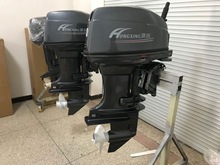 防汛橡皮艇使用汽油机，冲锋舟船外机，皮划艇挂机，充气船马达