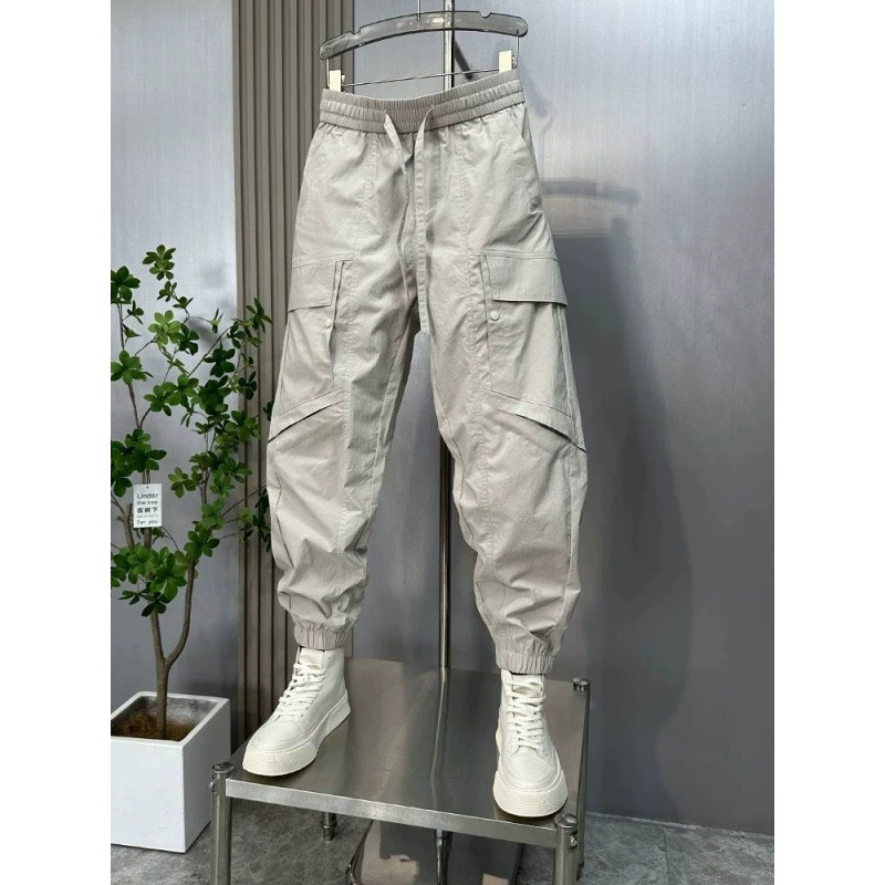 Men's warm three dimensional trousers, American style, loose fit