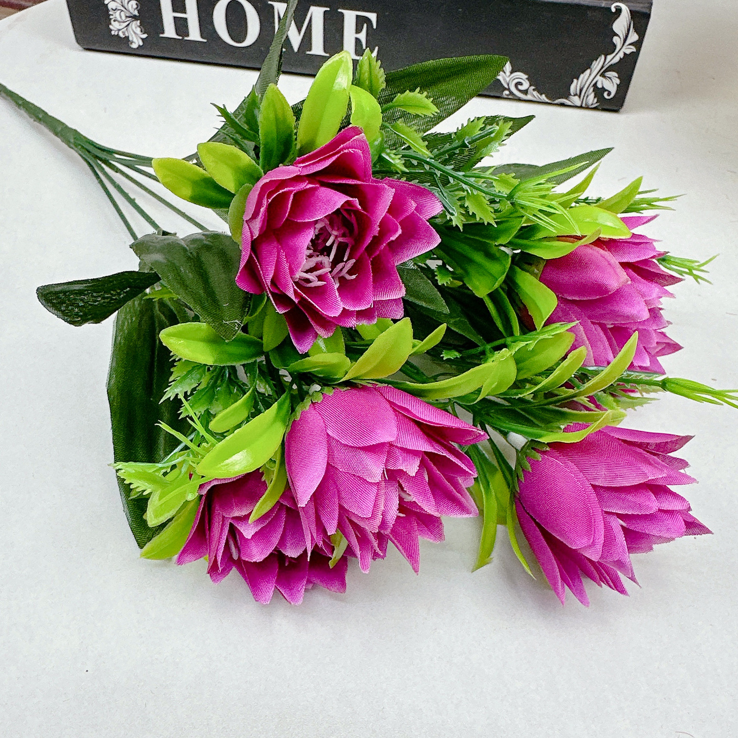 6 cabezas de piña púrpura 1 paquete