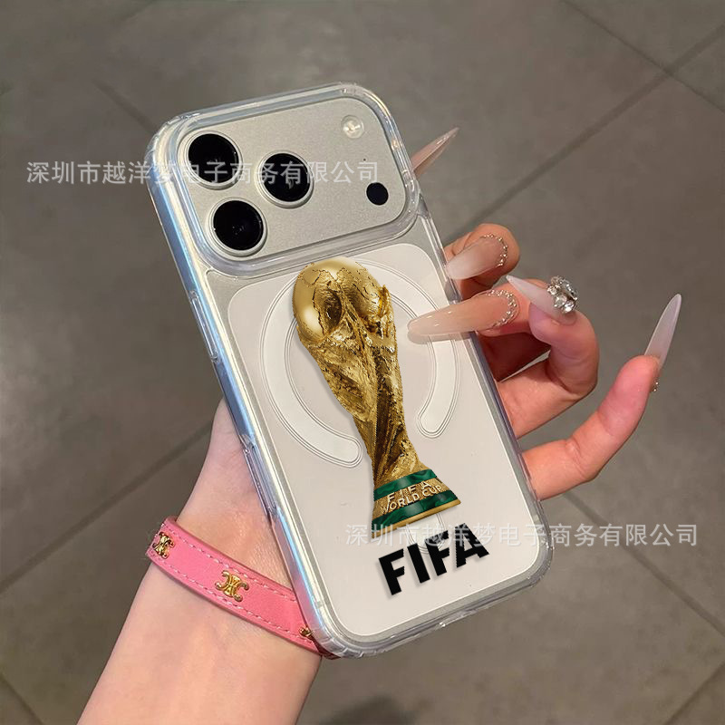 Trophy iPhone18Pro phone case 17/16/15 magnetic case 14 Apple 12/11-J328P1