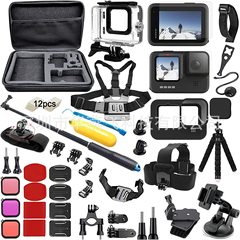 Gopro13/12/11/10/9霊眸osmoスポーツカメラ部品セット55合1自撮り棒浮力棒