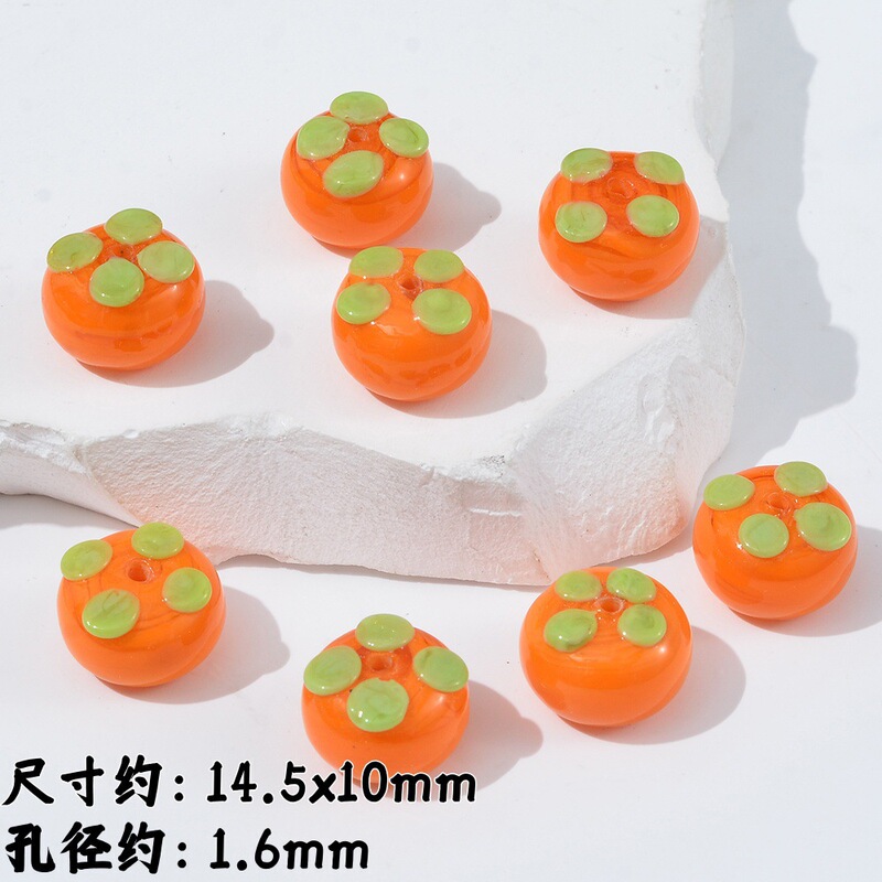 创意琉璃水果散珠 手工diy草莓苹果串珠项链手链饰品材料配件批发|undefined