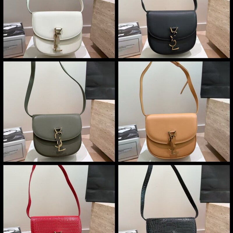 Cross-border summer new model, stylish and simple saddle bag with a vintage design, niche design retro women's shoulder and crossbody bag