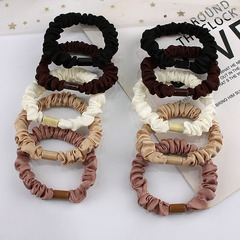 Luxurious Silk Gastrointestinal Hair Tie for Women, Simple and Elegant Hair Accessory, 2023 New Style Rubber Band Fat Intestine Hair Tie