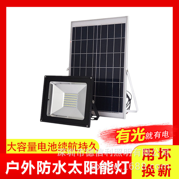 LED lights solar-powered