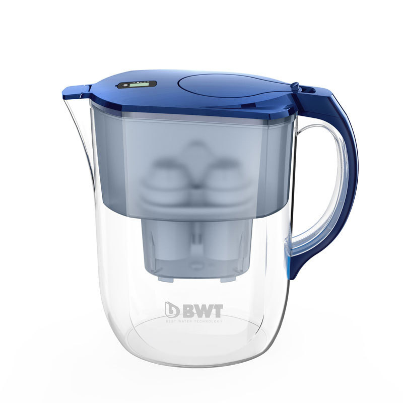 Germany BWT Clear Clear Bottle Furnishing Large -capacity Kitchen Water Defer Water Water Water Purifier One Pot 3 Core Beast Filter kettle