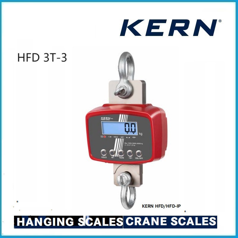 600/1500/3000kg 坚固 高分辨率的起重机 HFD 3T-3 KERN品牌