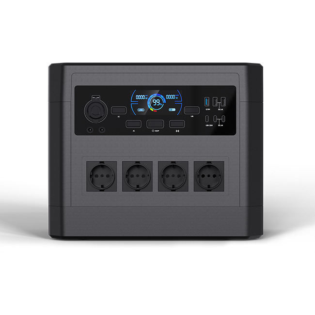 220V al aire libre banco de energía portátil almacenamiento de energía 2000W de alta potencia al aire libre generador solar