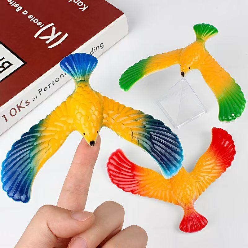 Tumbler gravity bird 80 nostalgic balance bird balance eagle children's early education science and technology educational stall toys wholesale