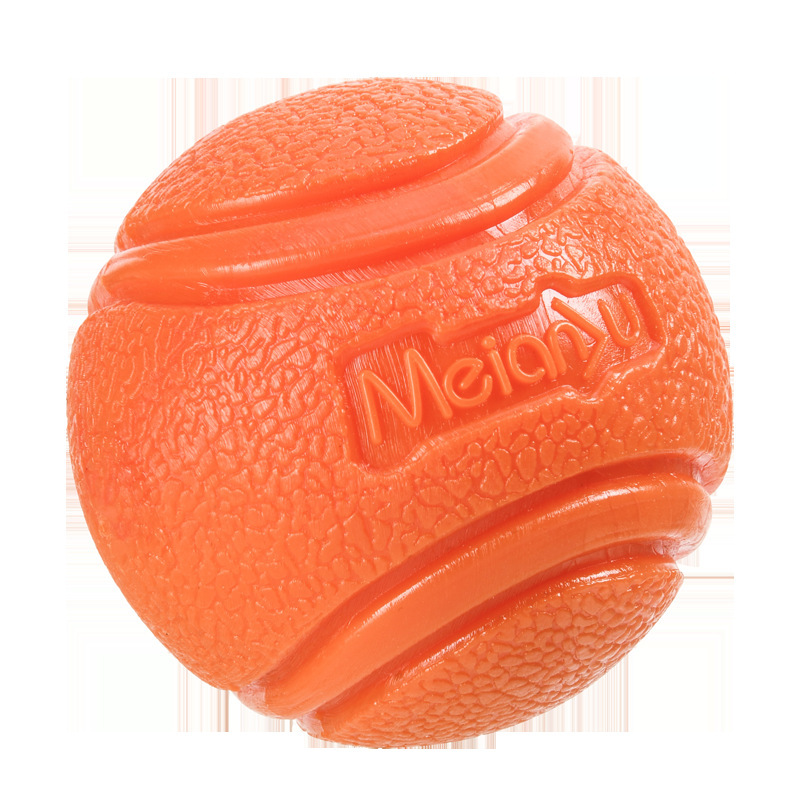Meianju ペット犬弾性ボール噛みつきにくいソリッドボールゴム噛むおもちゃボール屋外投げと回収トレーニング|undefined