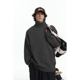 青少年学院风圆领套头毛衣男2026春装可机洗加厚宽松运动针织线衫，男装针织衫/毛衣，星座614