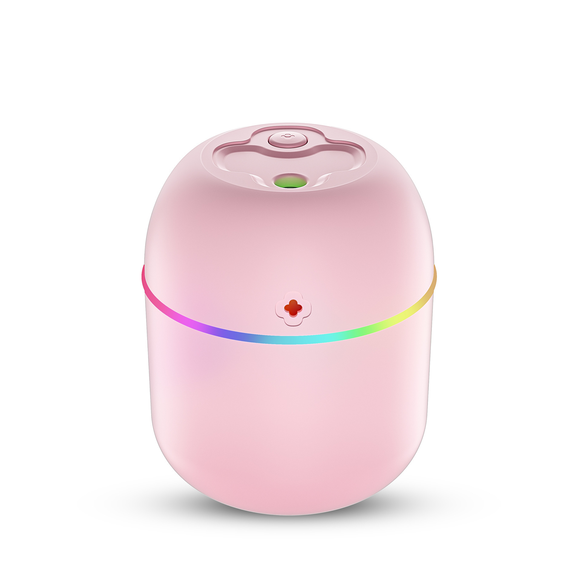 Nuevo producto antiguo estilo antiguo humidificador de vasijas de flores luces coloridas luces de atmósfera adornos de regalo silencioso humidificador de niebla grande
