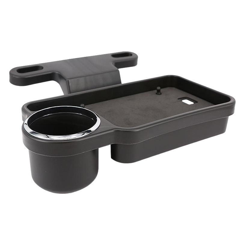 Bandeja trasera del sostenedor de taza de agua del coche del asiento trasero del coche Placa de comedor coche plegable asiento trasero bebida titular caja de almacenamiento