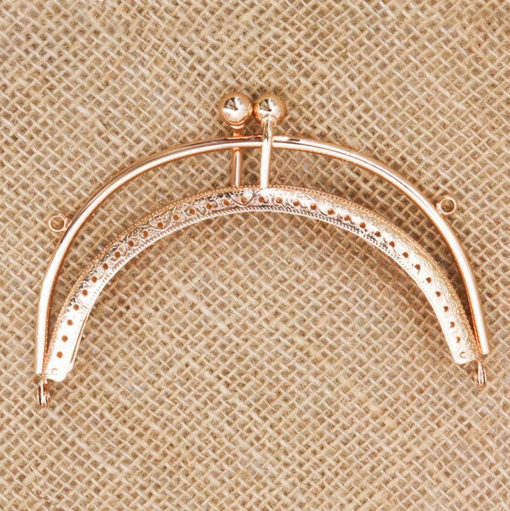 Oro claro 0819-QJ boca de oro de dos piezas