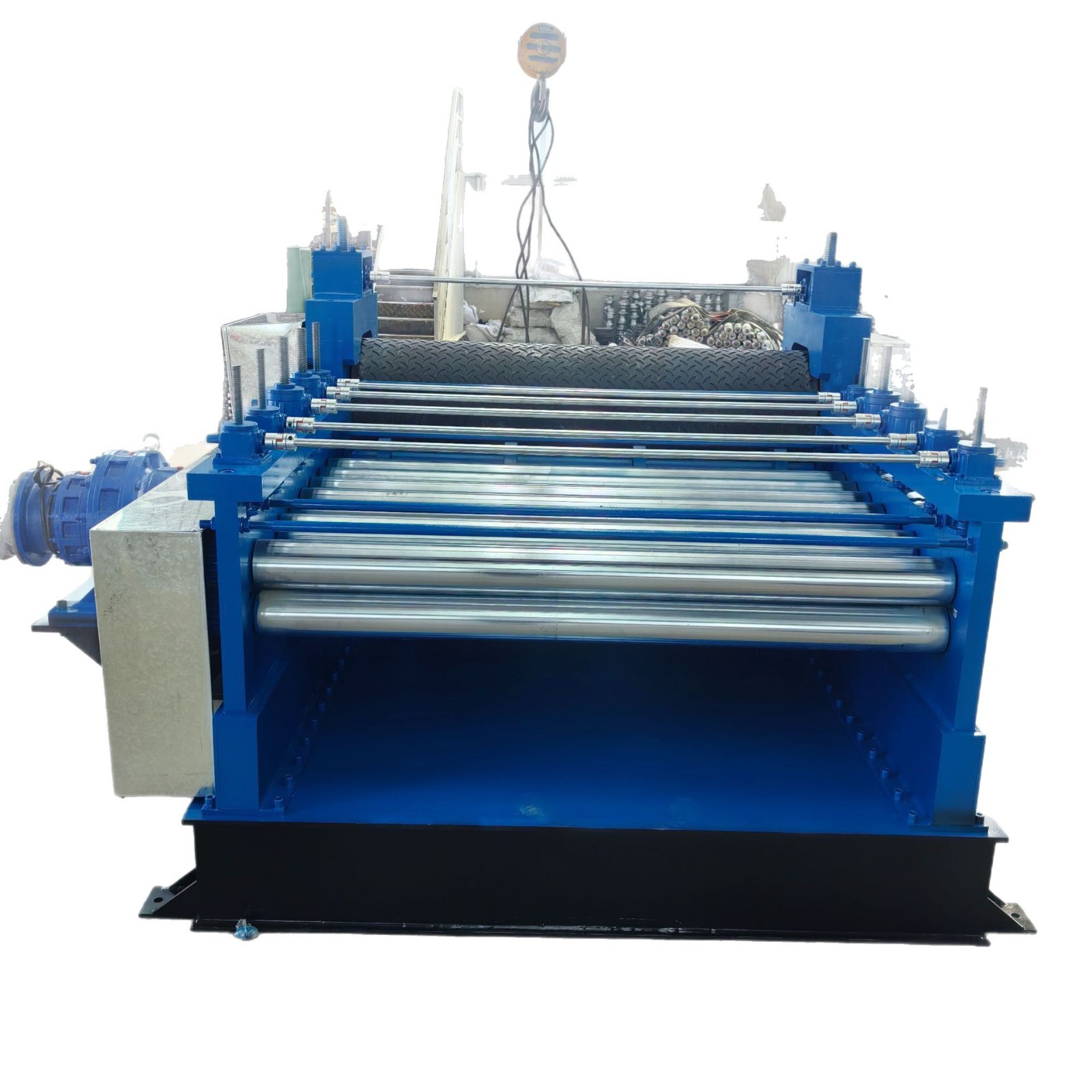 Anti-Skid Embossing Machine Stainless Steel Plate Aluminum Plate Galvanized Plate Embossing Machine Concave and Convex Pattern Metal Plate Anti-Skid Knurling Machine