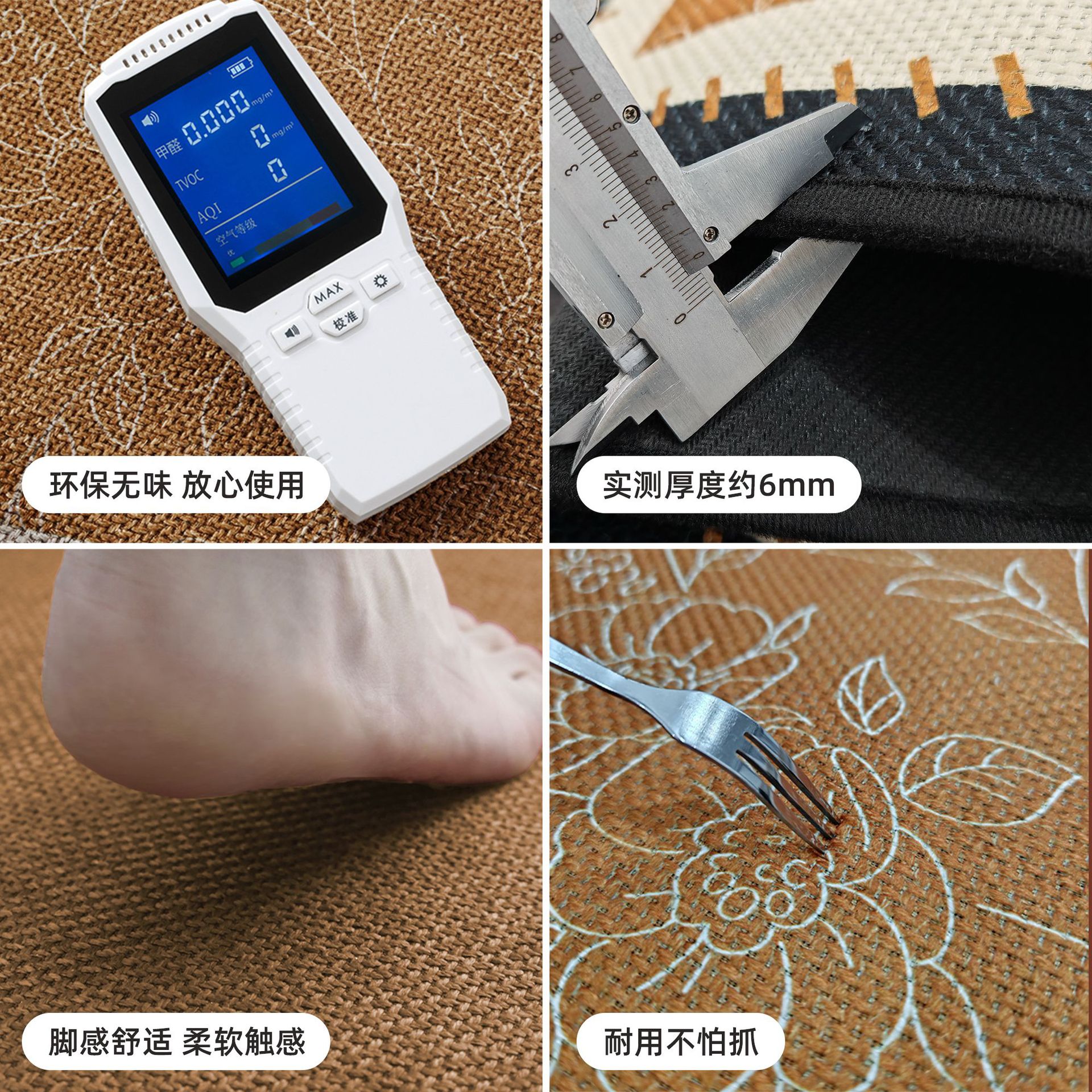 Alfombra de baño gruesa de alto nivel 2025 nuevo baño alfombra de piso de barro de diatomitas suave lavabo de baño doméstico